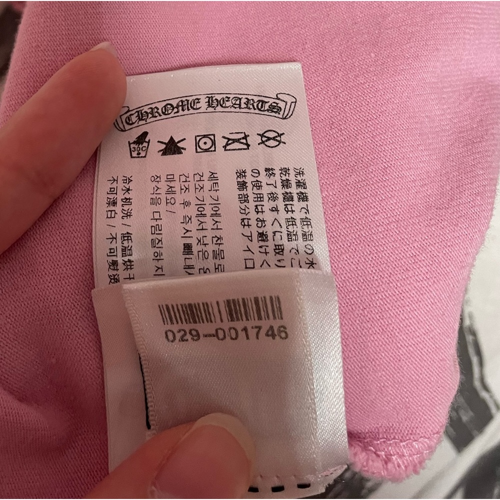 chrome hearts matty boy pink crop top - Picture 5 of 6